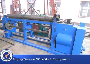 CINA Mempertahankan Mesin Netting Kawat Tembaga, Mesin Kotak Gabion Tipe Berat 4.6T pemasok