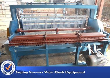 CINA Flat Top Crimped Type Wire Mesh Weaving Machine Untuk Panjang 1 - 30m pemasok